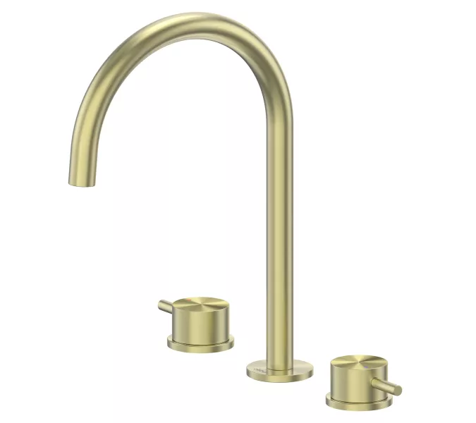 Смеситель ABBER Wasser Kreis 316 AF8108BG-M для раковины, золото брашированное, Выбрать цвет: Золото брашированное