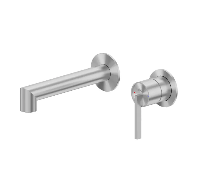 Смеситель ABBER Perfekte 316 AF8A12BST скрытый монтаж для раковины, сталь брашированная, Выбрать цвет: Сталь брашированная