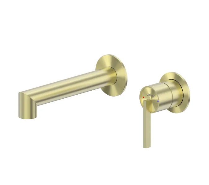 Смеситель ABBER Perfekte 316 AF8A12BG скрытый монтаж для раковины, золото брашированное, Выбрать цвет: Золото брашированное