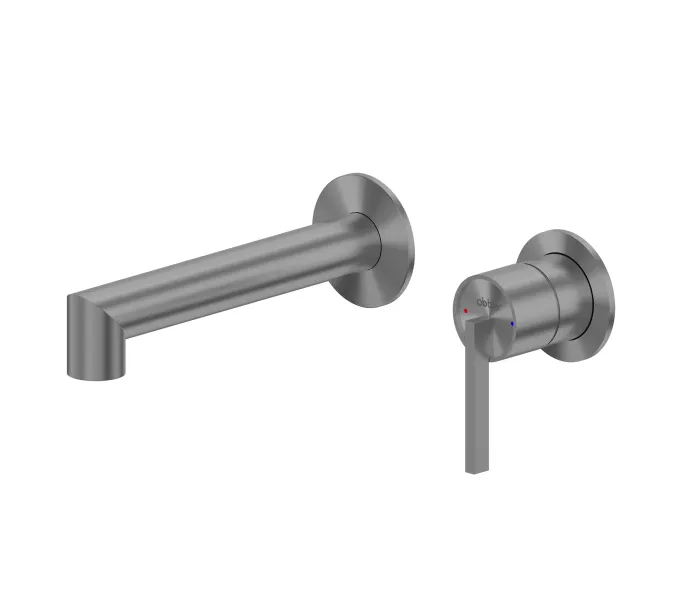 Смеситель ABBER Perfekte 316 AF8A12BGG скрытый монтаж для раковины, оружейная сталь брашированная, Выбрать цвет: Оружейная сталь