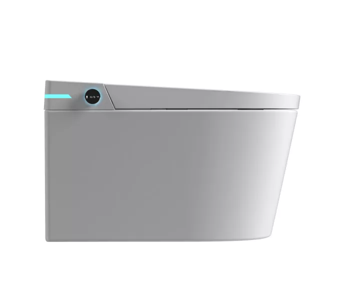 Комплект ABBER подвесной электронный унитаз-биде Bequem AC1123SR с инсталляцией AC0101P2, изображение 10