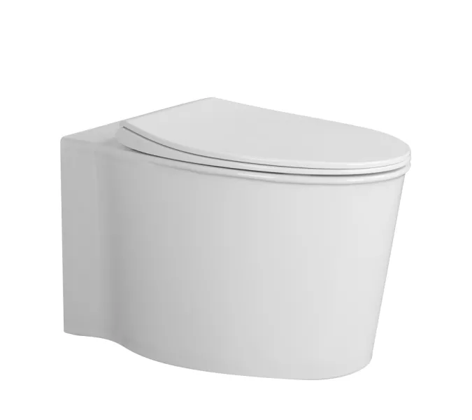 Унитаз ABBER Bequem AC1127 подвесной белый, безободковый, смыв торнадо и струйный смыв