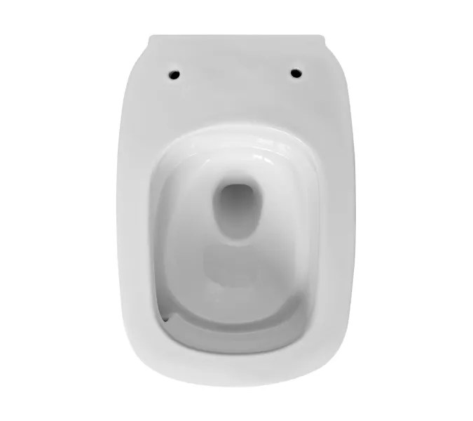 Унитаз ABBER Rechteck AC1217 подвесной белый, безободковый, смыв торнадо, изображение 8