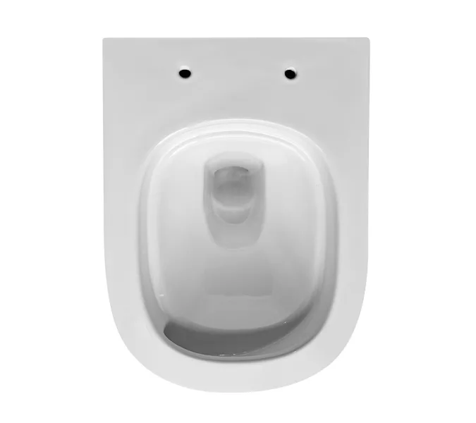 Унитаз ABBER Rechteck AC1218 подвесной белый, безободковый, смыв торнадо и струйный смыв, изображение 7
