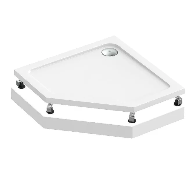 Поддон из литьевого мрамора  Good Door Пента, Выбрать размер: 100х100, Ориентация: универсальная, изображение 2