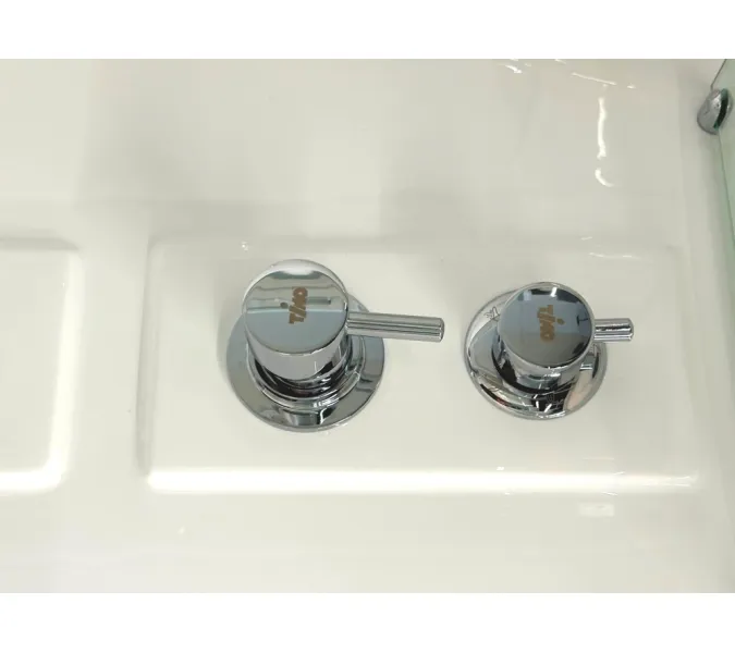 Душевая кабина  прямоугольная Timo LUX  T-7750/7770 высокий поддон, Выбрать размер: 150x88, Внешний вид: маленькое зеркало, изображение 7