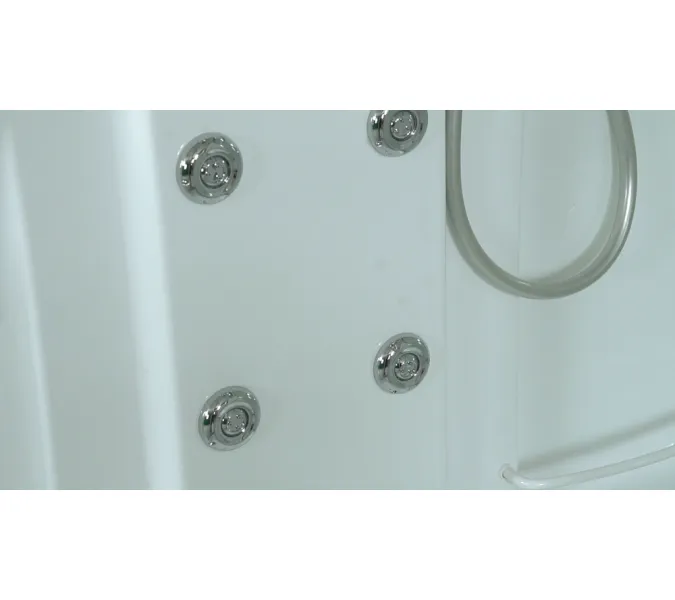 Душевая кабина  прямоугольная Timo LUX  T-7750/7770 высокий поддон, Выбрать размер: 150x88, Внешний вид: маленькое зеркало, изображение 5