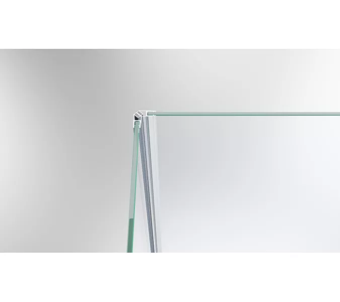 Душевой уголок BelBagno KRAFT-AH-12/-C-Cr-L/R, Цвет стекла: прозрачное, Цвет профиля: Хром, Выбрать размер: 80x90, Ориентация: левая, изображение 8