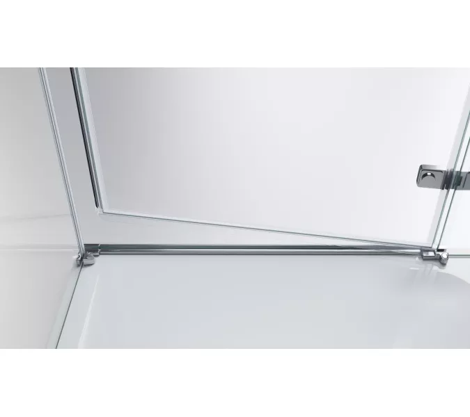 Душевой уголок BelBagno KRAFT-AH-12/-C-Cr-L/R, Цвет стекла: прозрачное, Цвет профиля: Хром, Выбрать размер: 80x90, Ориентация: левая, изображение 7