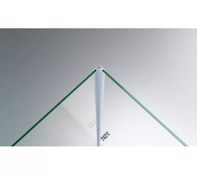 Душевой уголок BelBagno ETNA-AH-1/-C-Cr, Цвет стекла: прозрачное, Цвет профиля: Хром, Выбрать размер: 100x80, изображение 10