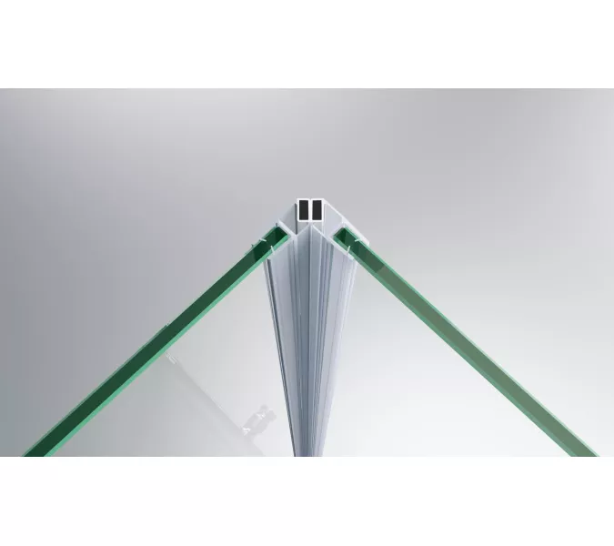 Душевой уголок BelBagno ETNA-AH-12/-C-Cr, Цвет стекла: прозрачное, Цвет профиля: Хром, Выбрать размер: 80x90, изображение 9