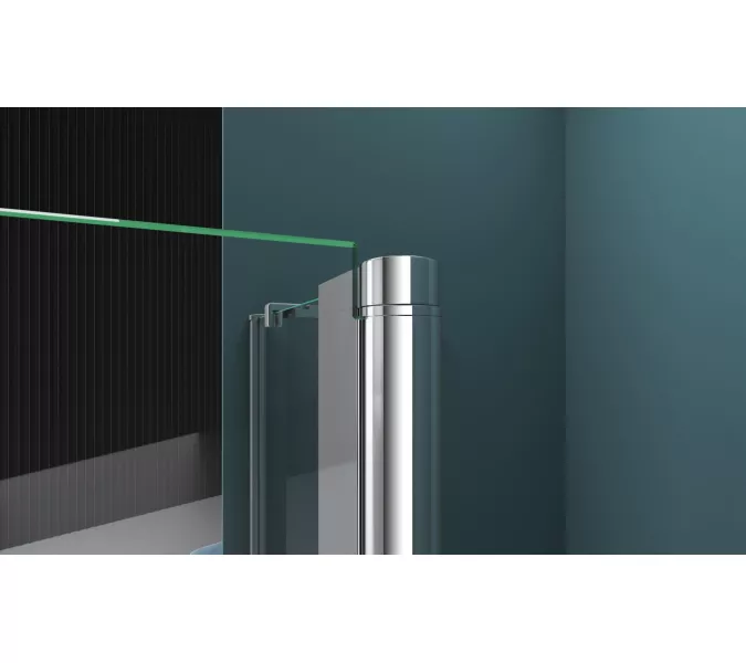 Душевой уголок BelBagno ETNA-AH-12/-C-Cr, Цвет стекла: прозрачное, Цвет профиля: Хром, Выбрать размер: 80x90, изображение 6