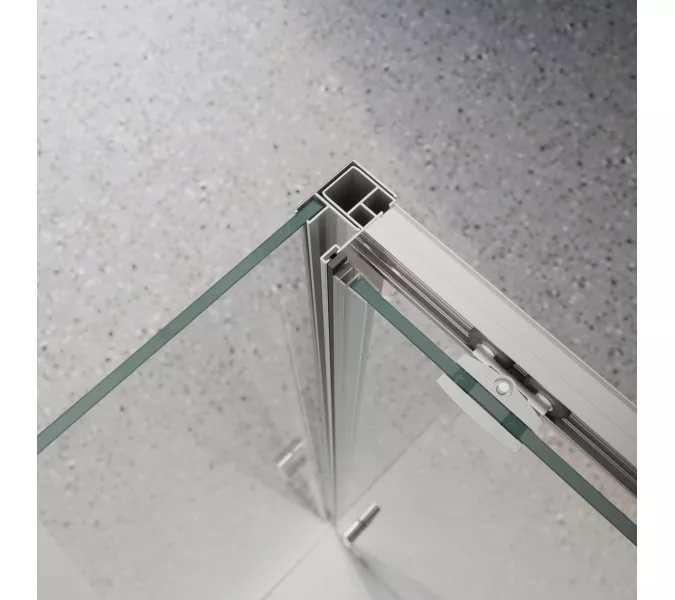 Душевой уголок BelBagno LUCE-A-1-100/100-C-Cr, изображение 4