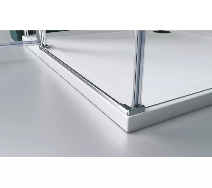 Душевой уголок BelBagno ETNA-AH-12/-C-Cr, Цвет стекла: прозрачное, Цвет профиля: Хром, Выбрать размер: 80x90, изображение 8