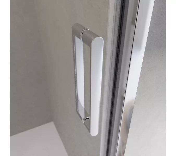 Душевая дверь BelBagno LUCE-BF-1/-C-Cr, Цвет стекла: прозрачное, Цвет профиля: Хром, Выбрать размер: 100, изображение 2