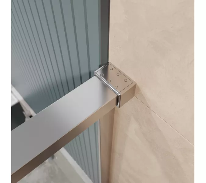 Душевой уголок BelBagno SOFT_CLOSE-1-A/AH-1/-C-Cr, Цвет стекла: прозрачное, Цвет профиля: Хром, Цвет профиля (вариация): Хром, Выбрать размер: 100x100, изображение 10