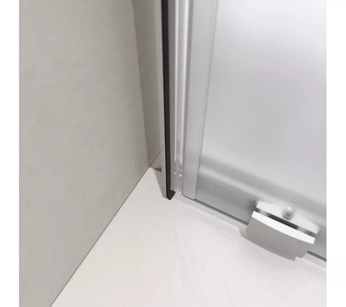 Душевая дверь BelBagno LUCE-BF-1-120-P-Cr рифленое, Цвет стекла: рифленое, Цвет профиля: Хром, Выбрать размер: 120, изображение 3