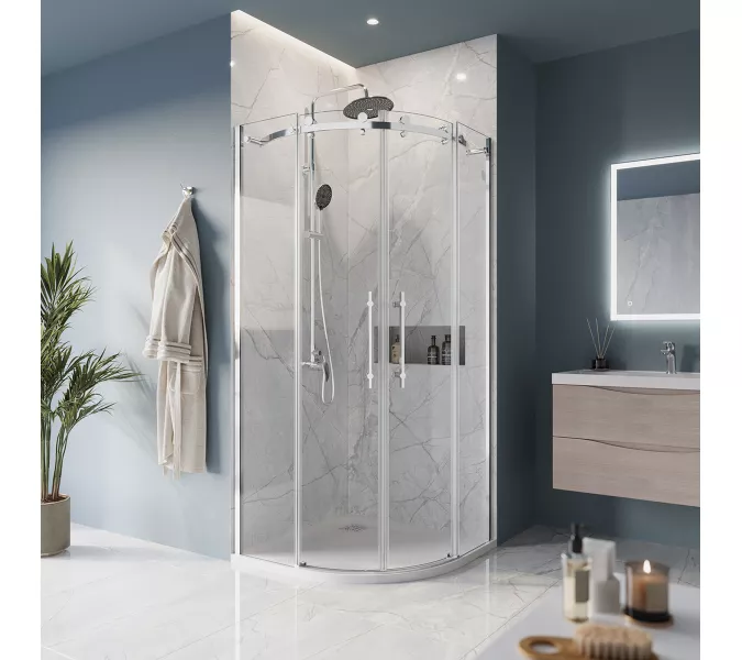 Душевой уголок BelBagno MARINO-R-2-90-C-Cr