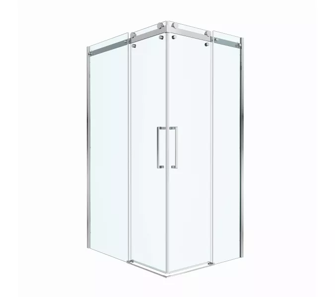 Душевой уголок BelBagno MARINO-2-AH-2-120/90-C-CR, Цвет стекла: прозрачное, Цвет профиля: Хром, Цвет профиля (вариация): Хром, Выбрать размер: 120x90, изображение 5