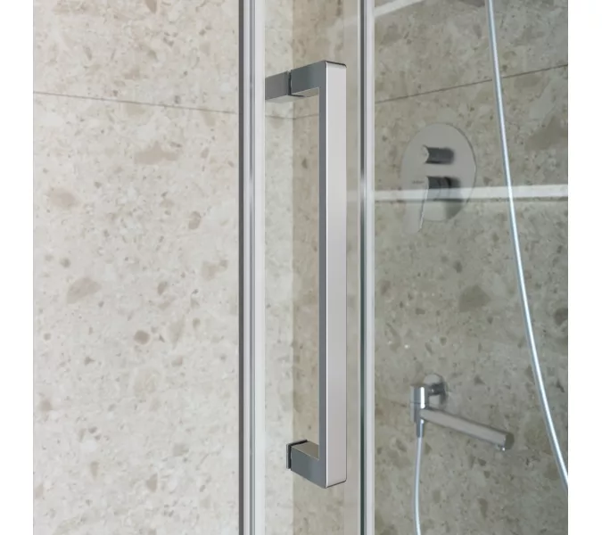 Душевая дверь BelBagno MARINO-2-BF-1/-C-CR, Цвет стекла: прозрачное, Цвет профиля: Хром, Цвет профиля (вариация): Хром, Выбрать размер: 110, изображение 8