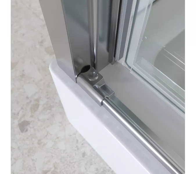 Душевой уголок BelBagno MARINO-2-AH-1/-C-Cr, Цвет стекла: прозрачное, Цвет профиля: Хром, Цвет профиля (вариация): Хром, Выбрать размер: 110x100, изображение 7