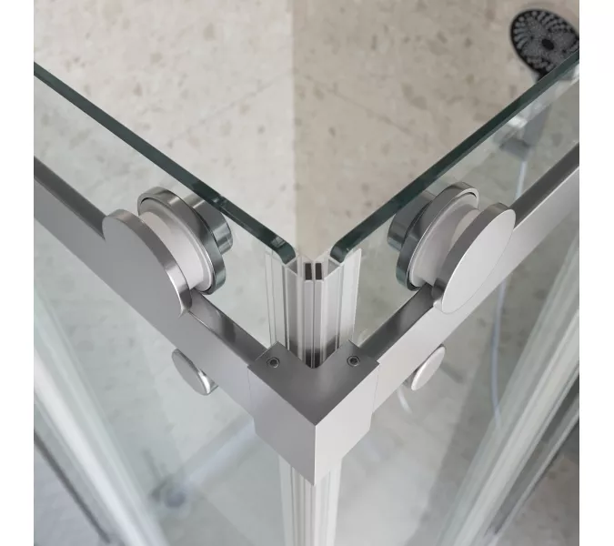 Душевой уголок BelBagno MARINO-2-AH-2-120/90-C-CR, Цвет стекла: прозрачное, Цвет профиля: Хром, Цвет профиля (вариация): Хром, Выбрать размер: 120x90, изображение 10