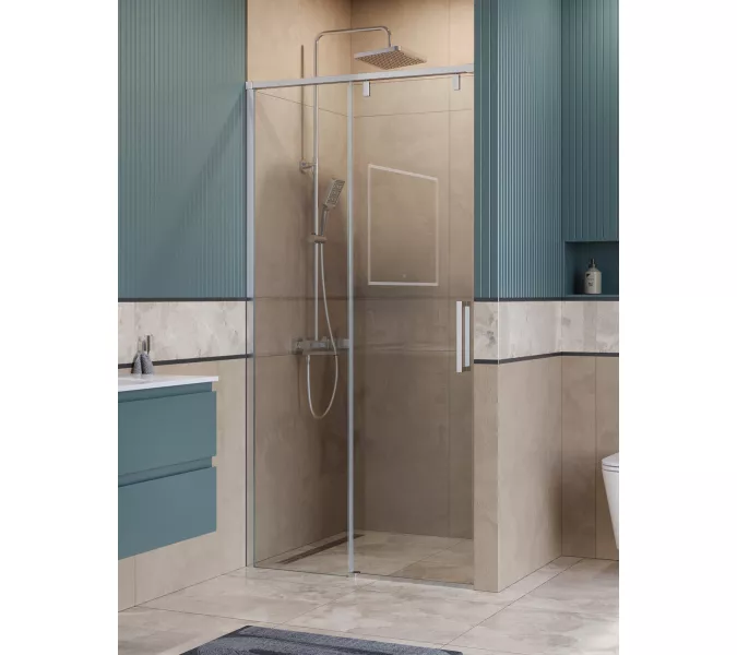 Душевая дверь BelBagno SOFT_CLOSE-1-BF-1/-C-Cr, Цвет стекла: прозрачное, Цвет профиля: Хром, Цвет профиля (вариация): Хром, Выбрать размер: 100, изображение 4
