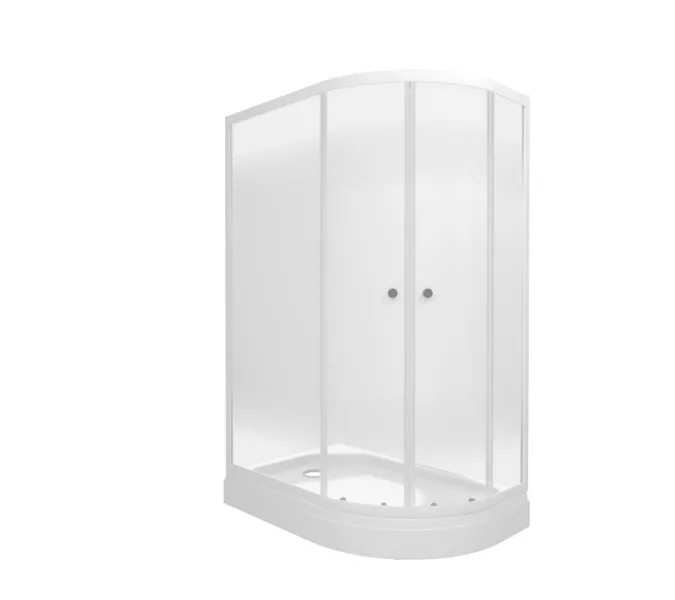 Душевое ограждение  Triton КОРАЛЛ-ЛАЙТ R/L 120х80 ( А- низкий поддон), Цвет стекла: с рисунком, Цвет профиля: Белый, Тип поддона: Низкий, Выбрать размер: 120х80, Ориентация: левая, изображение 6