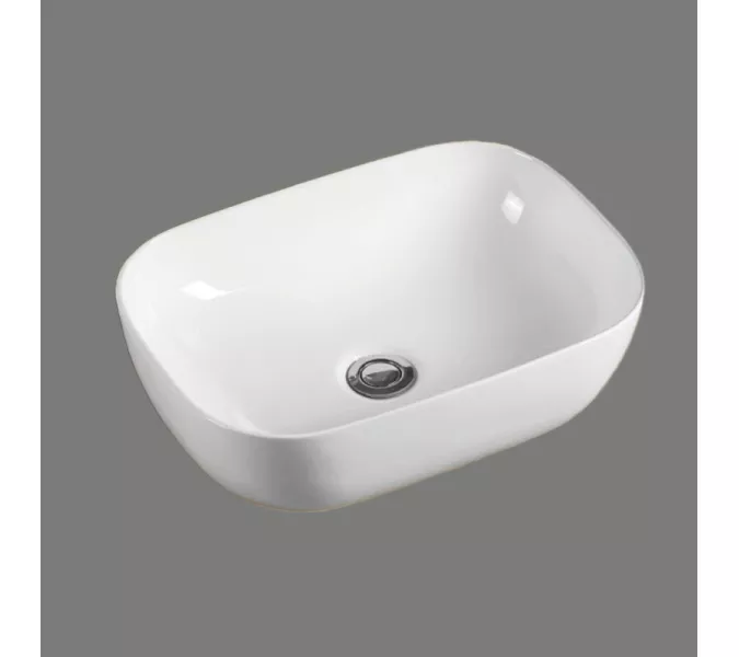 Раковина накладная ESBANO "MARTEL-N" (White)., Выбрать цвет: Белый, изображение 3