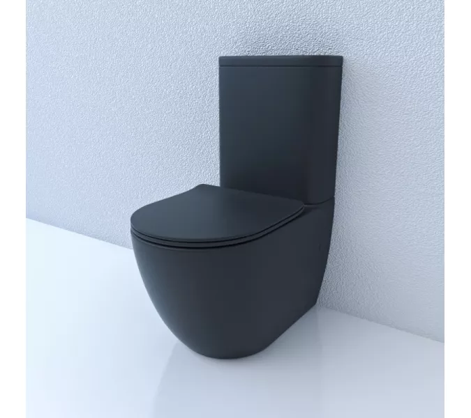 Унитаз напольный ESBANO FORTEX-N (Matt Black).