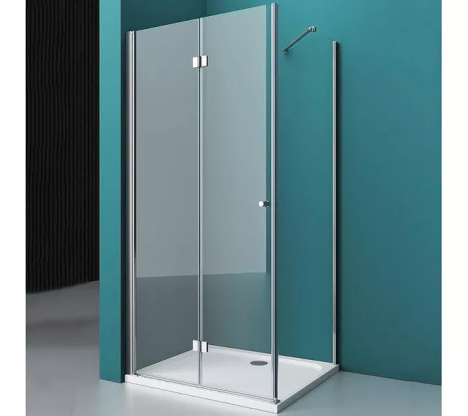 Душевой уголок BelBagno ALBANO-AS-1-100-C-Cr, Цвет стекла: прозрачное, Цвет профиля: Хром, Выбрать размер: 100x100