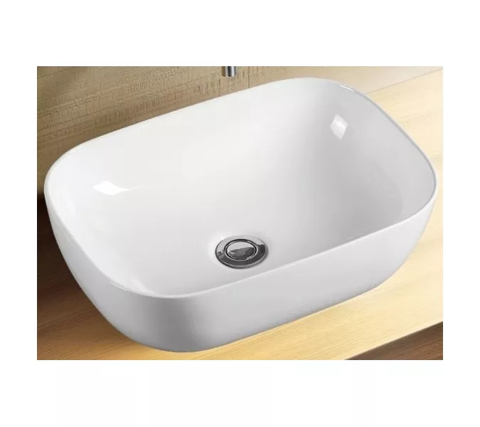 Раковина накладная ESBANO "MARTEL-N" (White)., Выбрать цвет: Белый, изображение 2