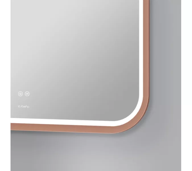 Зеркало со встроенной подсветкой ESBANO ES-3310KDG 100х70, изображение 3
