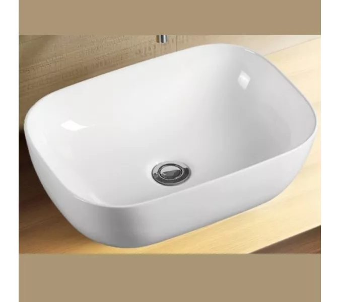 Раковина накладная ESBANO "MARTEL-N" (White)., Выбрать цвет: Белый