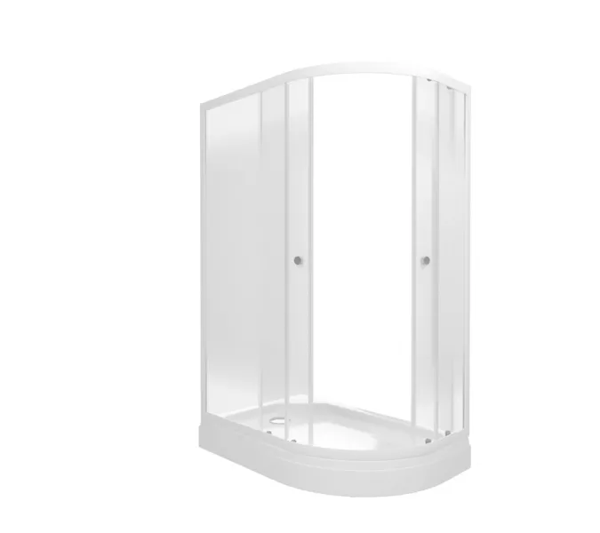 Душевое ограждение  Triton КОРАЛЛ-ЛАЙТ R/L 120х80 ( А- низкий поддон), Цвет стекла: с рисунком, Цвет профиля: Белый, Тип поддона: Низкий, Выбрать размер: 120х80, Ориентация: левая, изображение 7