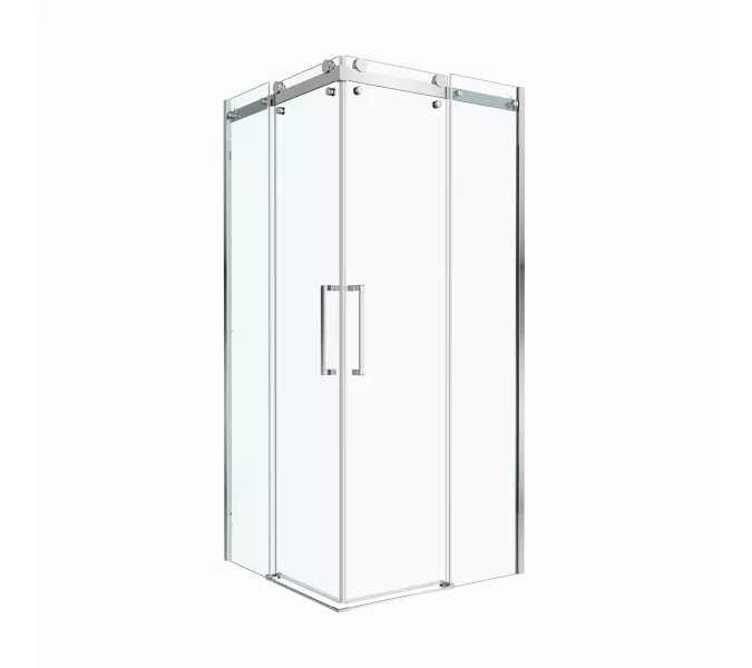 Душевой уголок BelBagno MARINO-A-2/-C-CR, Цвет стекла: прозрачное, Цвет профиля: Хром, Выбрать размер: 90x90, изображение 9