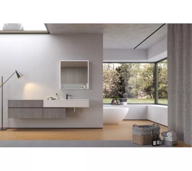 Зеркальные шкафы с подсветкой ESBANO ES-5508/ES-5509, Выбрать размер: 80х80, изображение 4