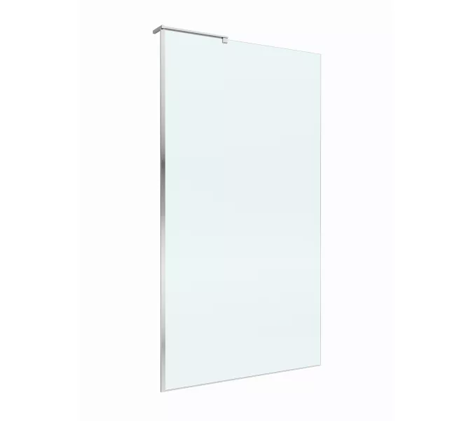 Душевая перегородка BelBagno UNO-L-1-TB/-C-Cr прозр/хром, Цвет стекла: прозрачное, Цвет профиля: Хром, Цвет профиля (вариация): Хром, Выбрать размер: 100, изображение 6