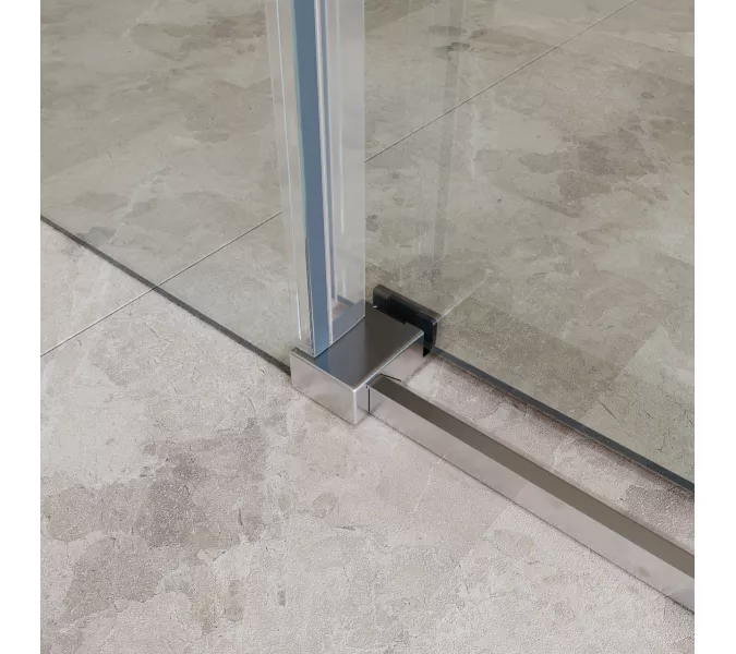 Душевая дверь BelBagno SOFT_CLOSE-2-BF-1/-C-Cr, Цвет стекла: прозрачное, Цвет профиля: Хром, Цвет профиля (вариация): Хром, Выбрать размер: 100, изображение 6