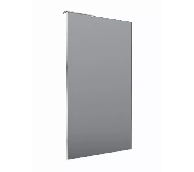 Душевая перегородка BelBagno UNO-L-1-TB/-GR-Cr тонир/хром, Цвет стекла: Серый, Цвет профиля: Хром, Цвет профиля (вариация): Хром, Выбрать размер: 100, изображение 6