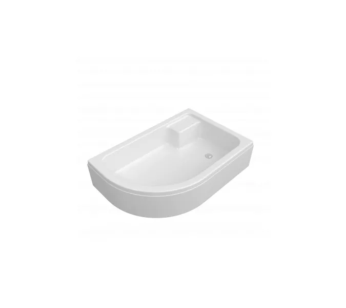 Поддон душевой Triton ПД18/ПД19 , 120х80 асимметричный  L/R средний, Тип поддона: Средний, Выбрать размер: 120х80, Ориентация: правый