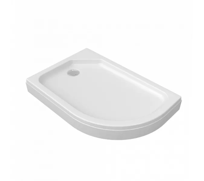 Поддон душевой Triton ПД16/ПД17  120х80 асимметричный  L/R низкий, Тип поддона: Низкий, Выбрать размер: 120х80, Ориентация: левый