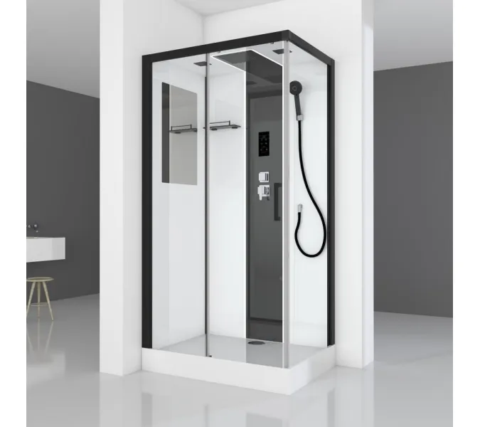 Душевая кабина  Black&White G8800 80х110см прямоугольная