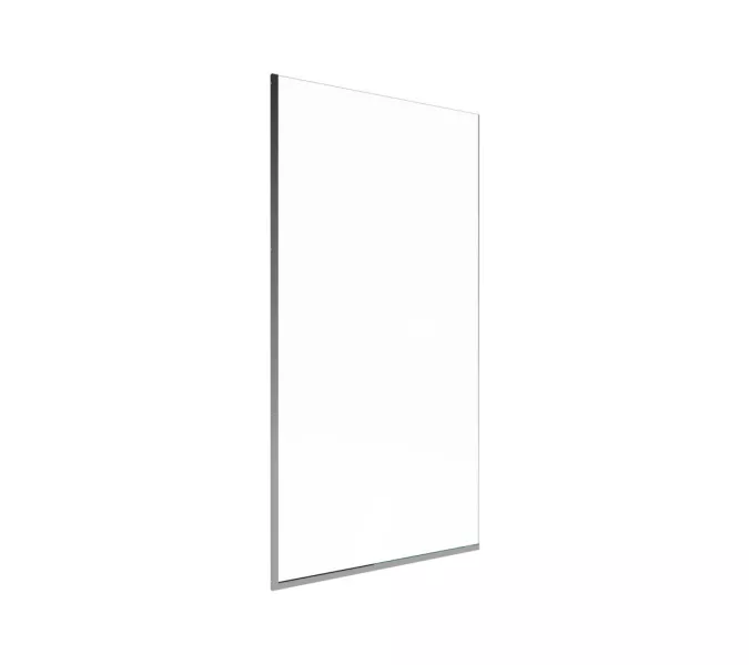 Штора на ванну Triton Статик хром, Цвет стекла: прозрачное, Цвет профиля: Хром, Выбрать размер: 50х140