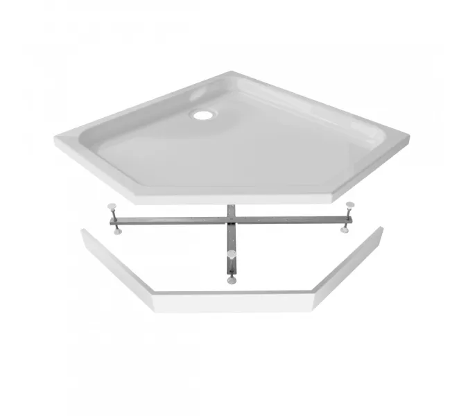 Поддон душевой Triton трапеция низкий ПД28/ПД29, Выбрать размер: 90х90, изображение 2