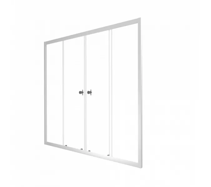 Штора на ванну Triton Ультра, Цвет стекла: прозрачное, Цвет профиля: Белый, Выбрать размер: 150, изображение 2