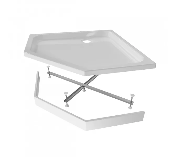 Поддон душевой Triton трапеция низкий ПД28/ПД29, Выбрать размер: 90х90, изображение 3