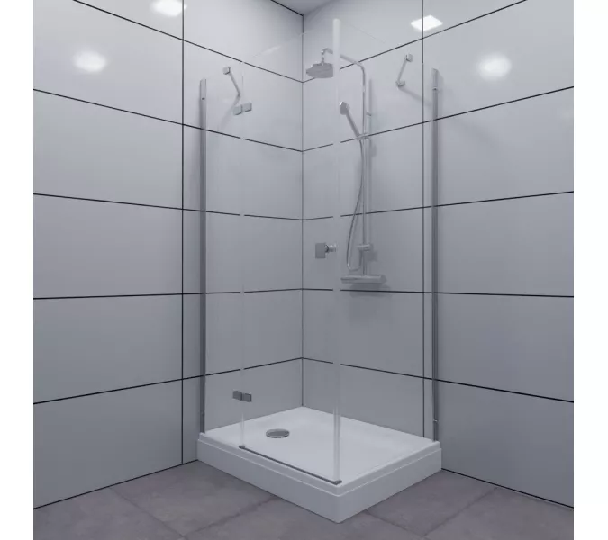 Душевое ограждение Triton "БРАВА-ХРОМ" 120х80 (низкий  поддон), изображение 5