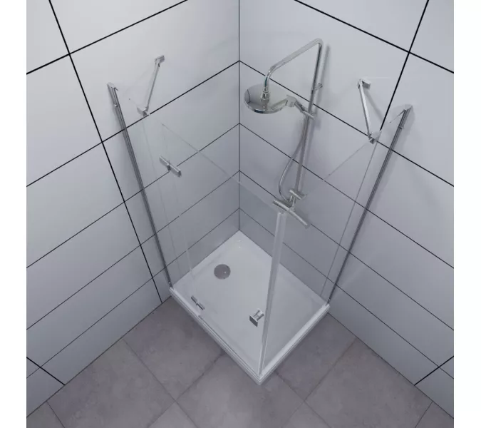 Душевое ограждение Triton "БРАВА-ХРОМ" 120х80 (низкий  поддон), изображение 6