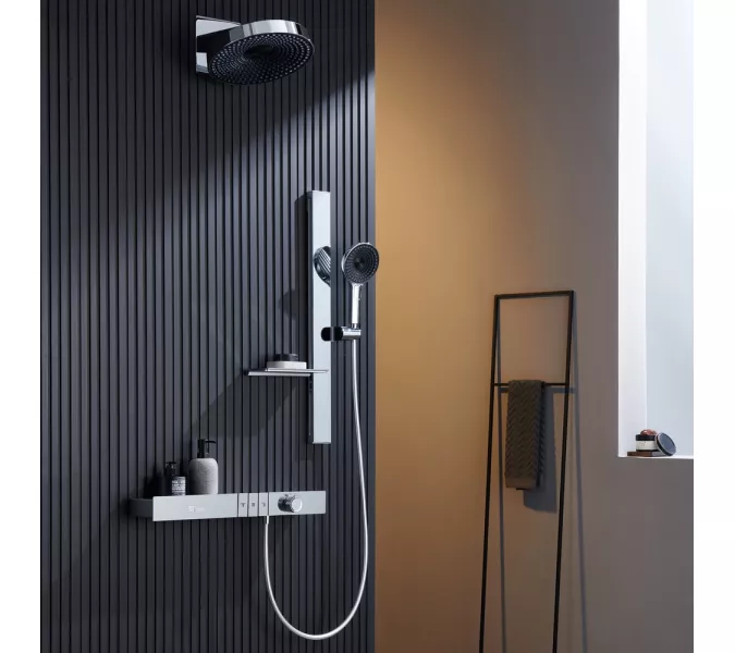 Встроенная душевая система Black&White GH-9025C, Выбрать цвет: Хром, изображение 4